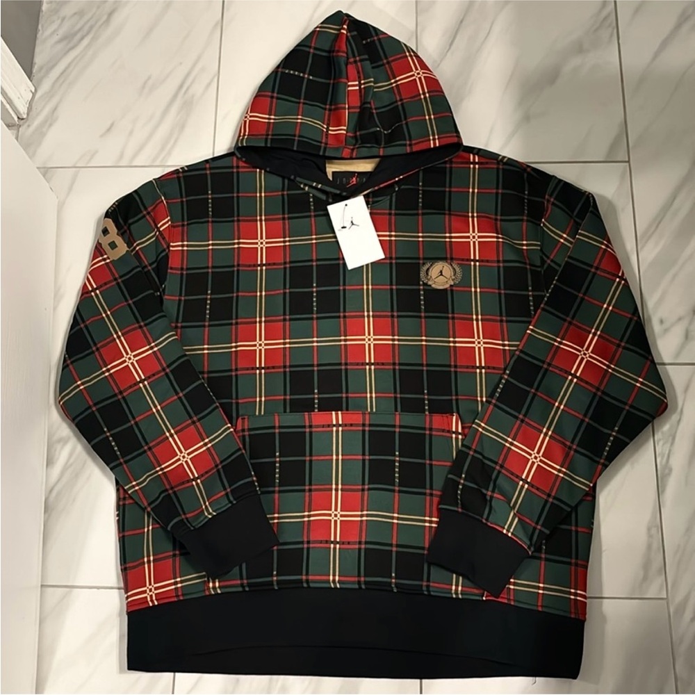 Men’s Jordan Plaid Pullover Hoodie